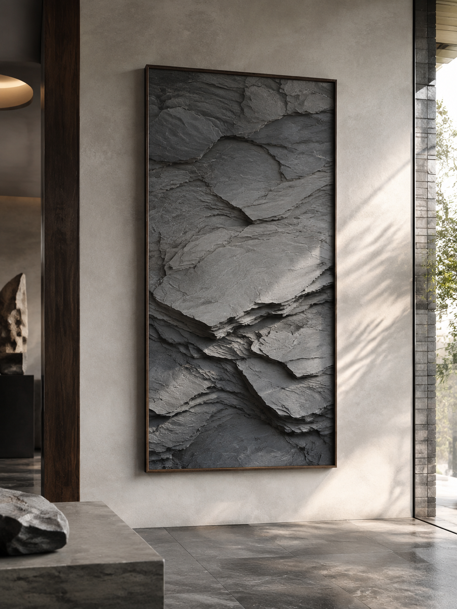 Layered Obsidian artwork